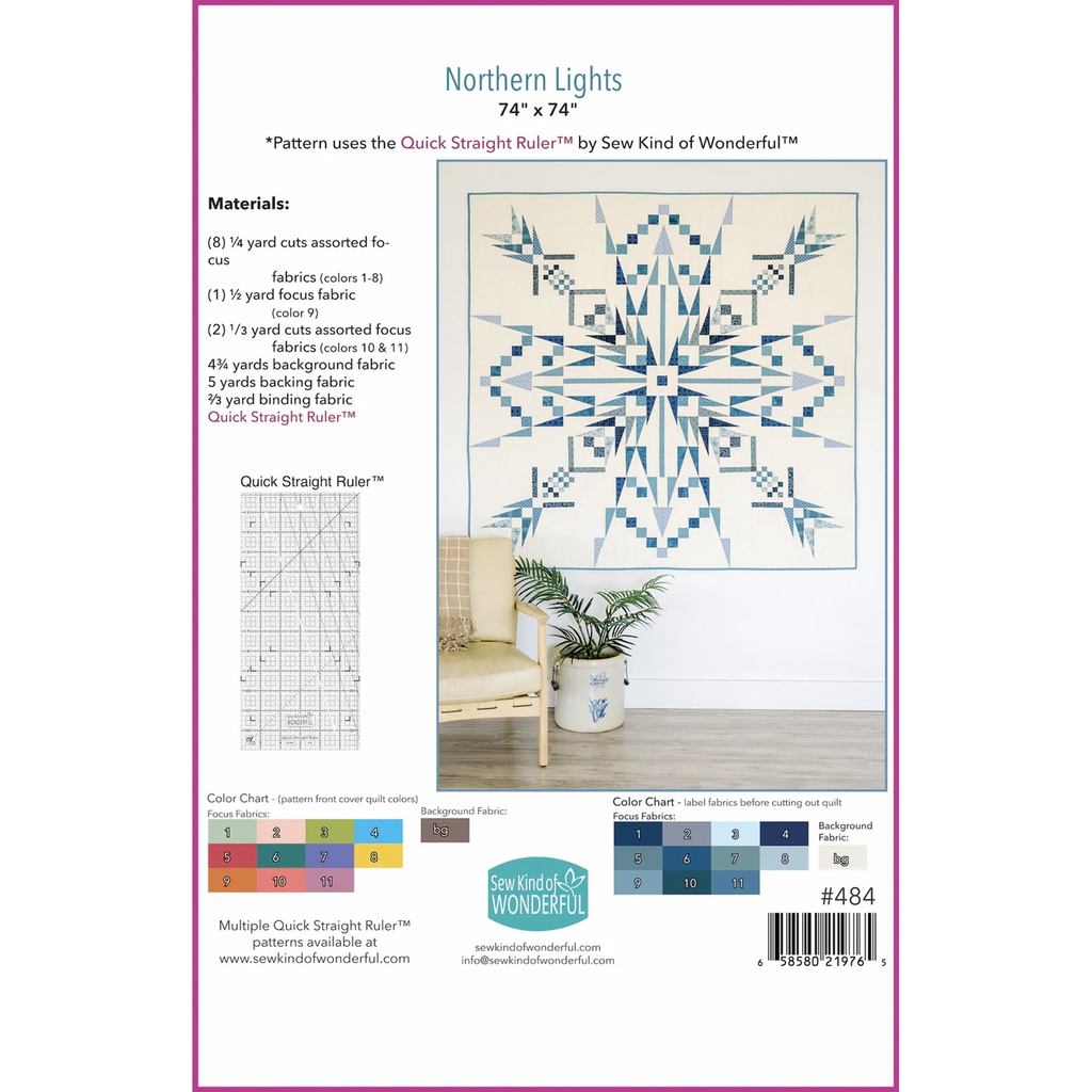Northern Lights Pattern, Sew Kind of Wonderful | Sue Spargo Folk